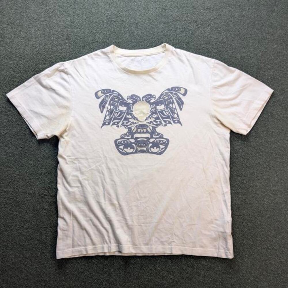 Y2K MARC ECKO Totem Eagle Skull Crossbones T-Shirt White XL